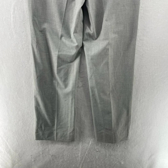 Tahari by ASL Dress Pants Women's Sz 2 Gray Wide-Leg Mid-Rise Stretch Pockets - Picture 9 of 11